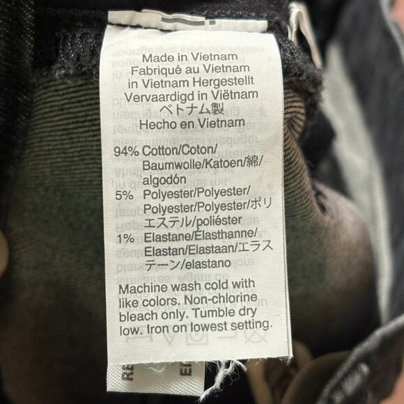 MADEWELL The Perfect Vintage Crop Jeans in Washed Black SZ 25 - Picture 10 of 12